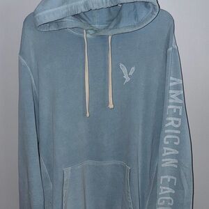 American Eagle Outfitters Light Blue Men's Hoodie